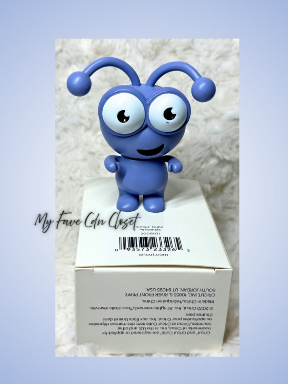 NEW in Box Cricut CUTIE Figurine **PERIWINKLE**